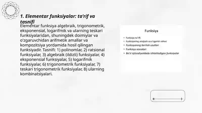 Elementar funksiyalar 3