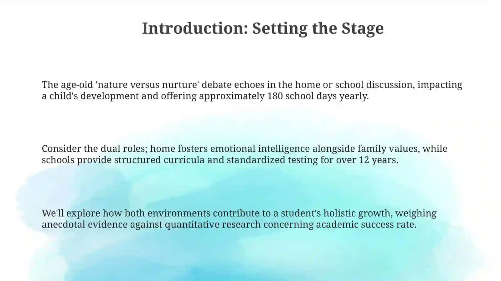 Home or School 3