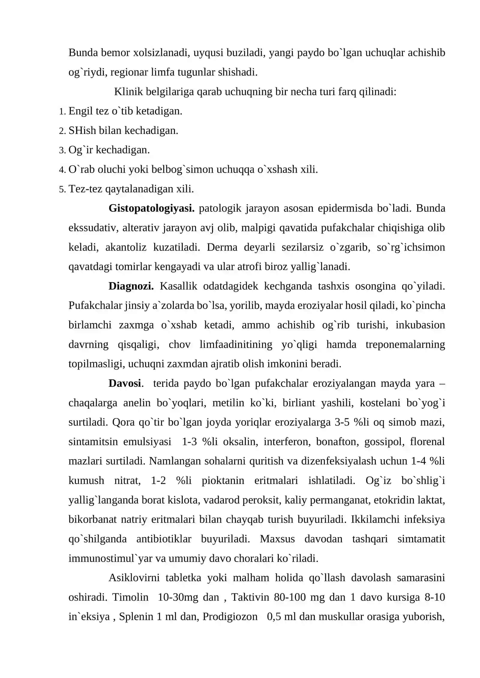 Tеrining virusli kasalliklari. OITS 3