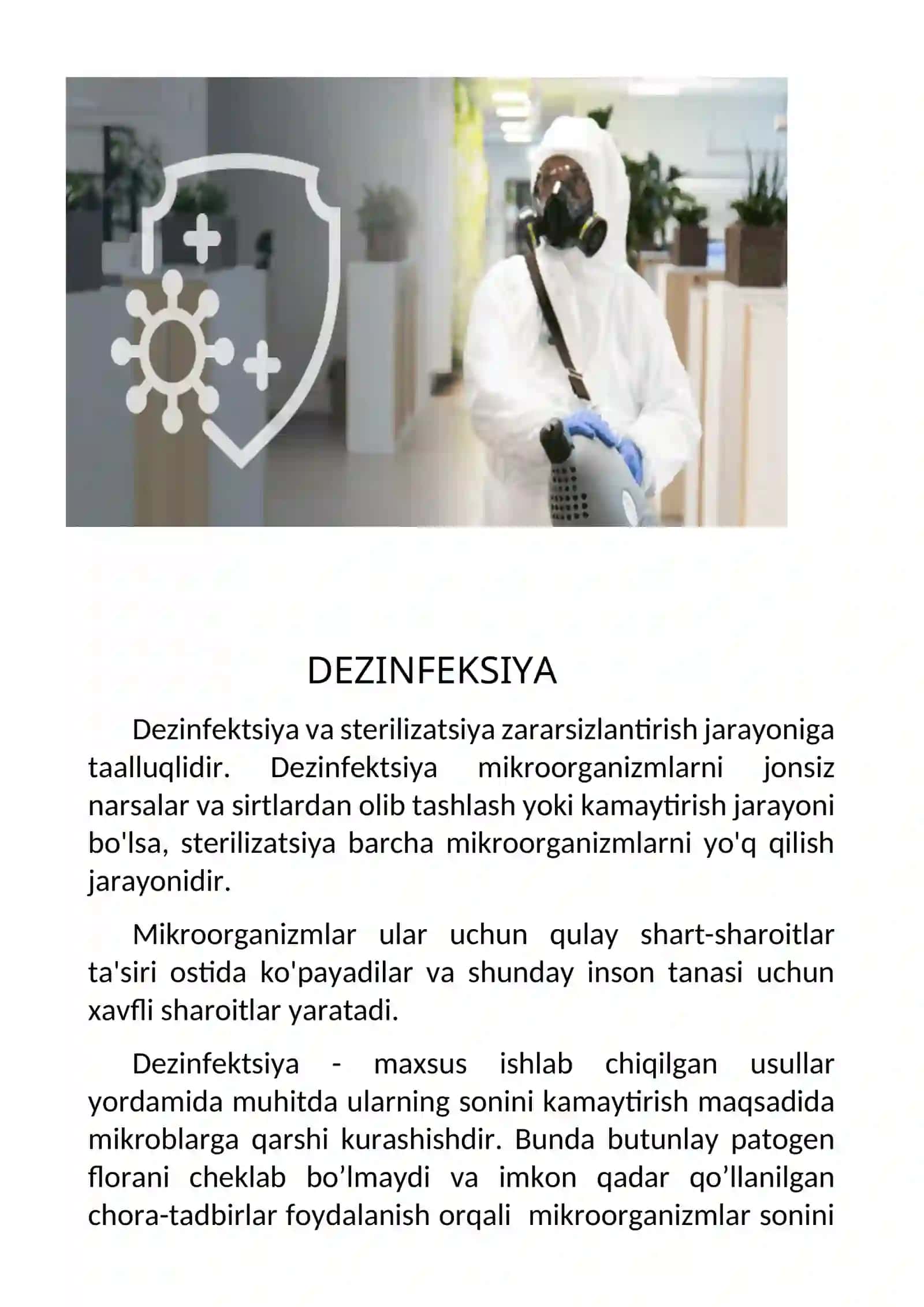 Dezinfeksiya Kurs Ishi 3