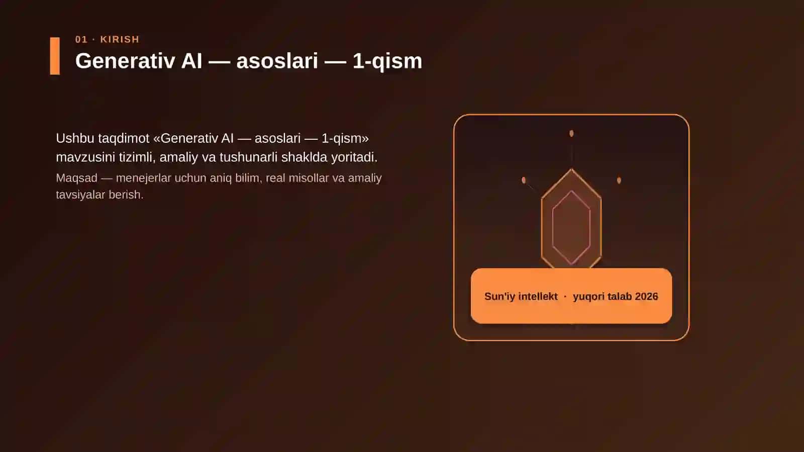 Generativ AI — asoslari — 1-qism 3