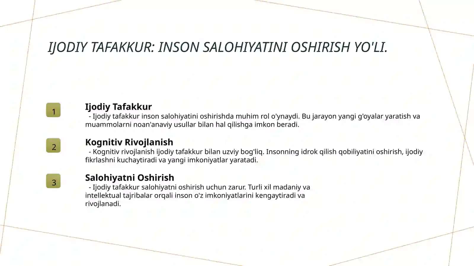 Ijodiy Tafakkur 3