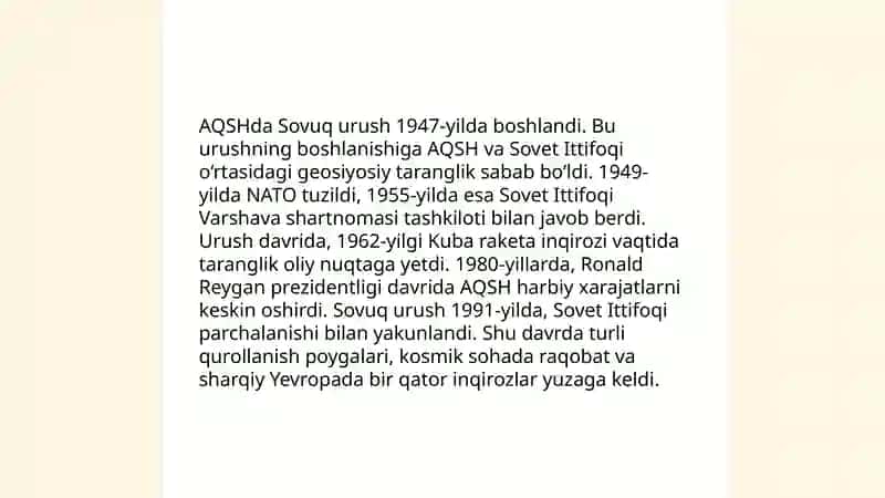 AQSHda Sovuq urush 3