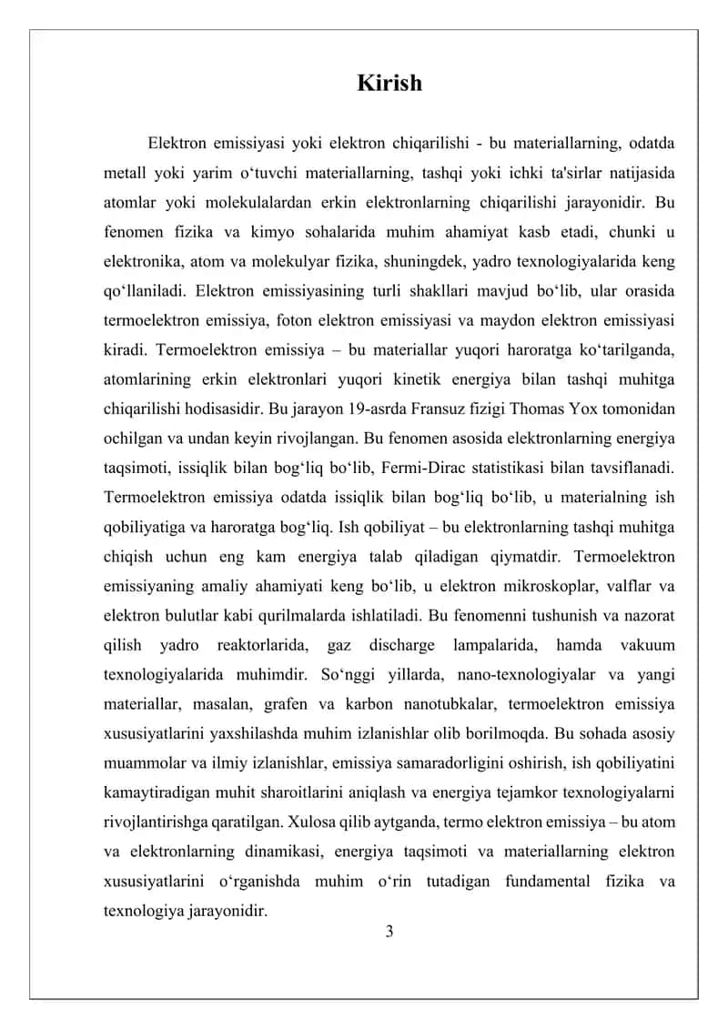 Termoelektron emissiya 3