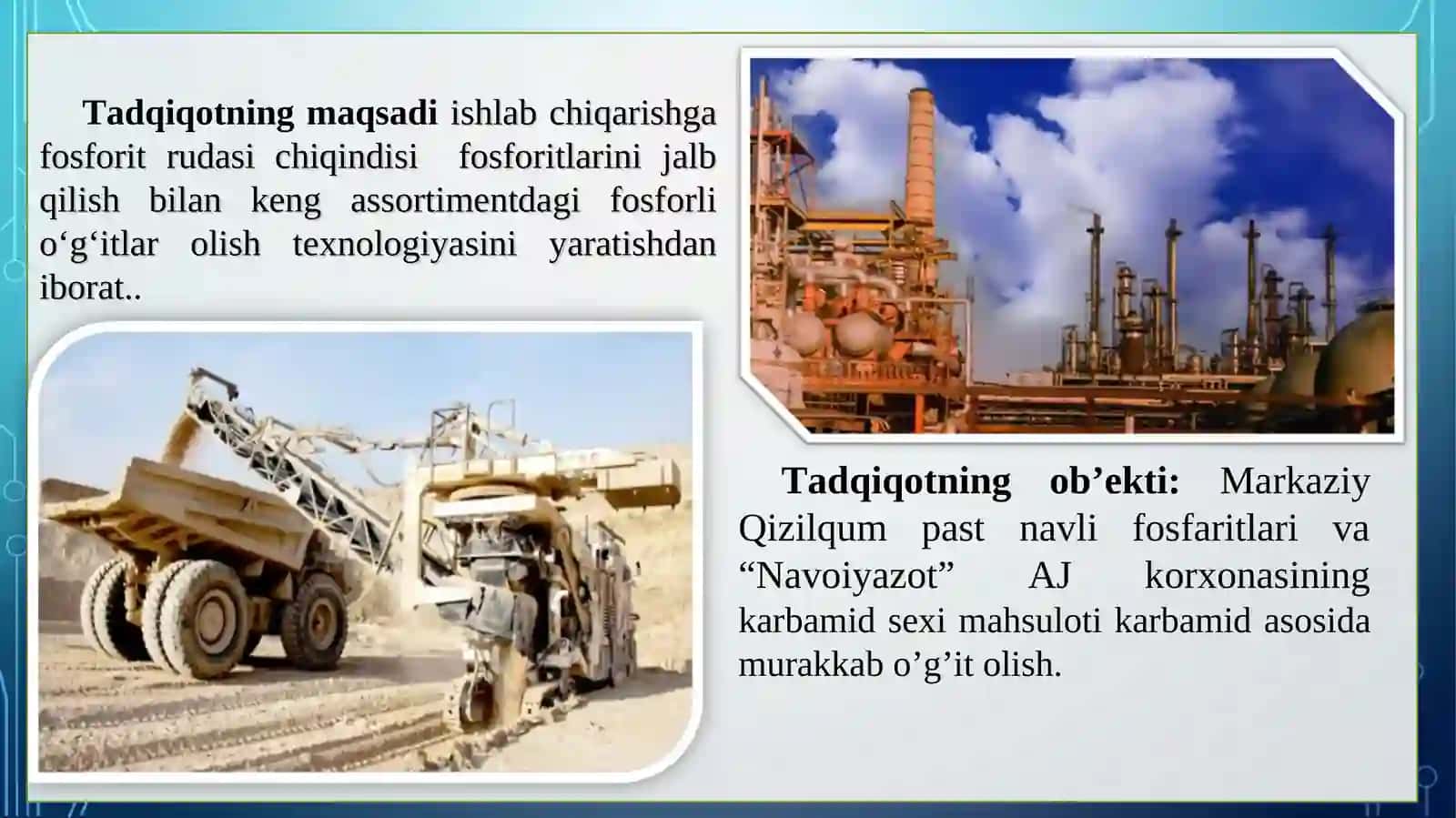 Fosforli oʻgʻitlar ishlab chiqarish 3