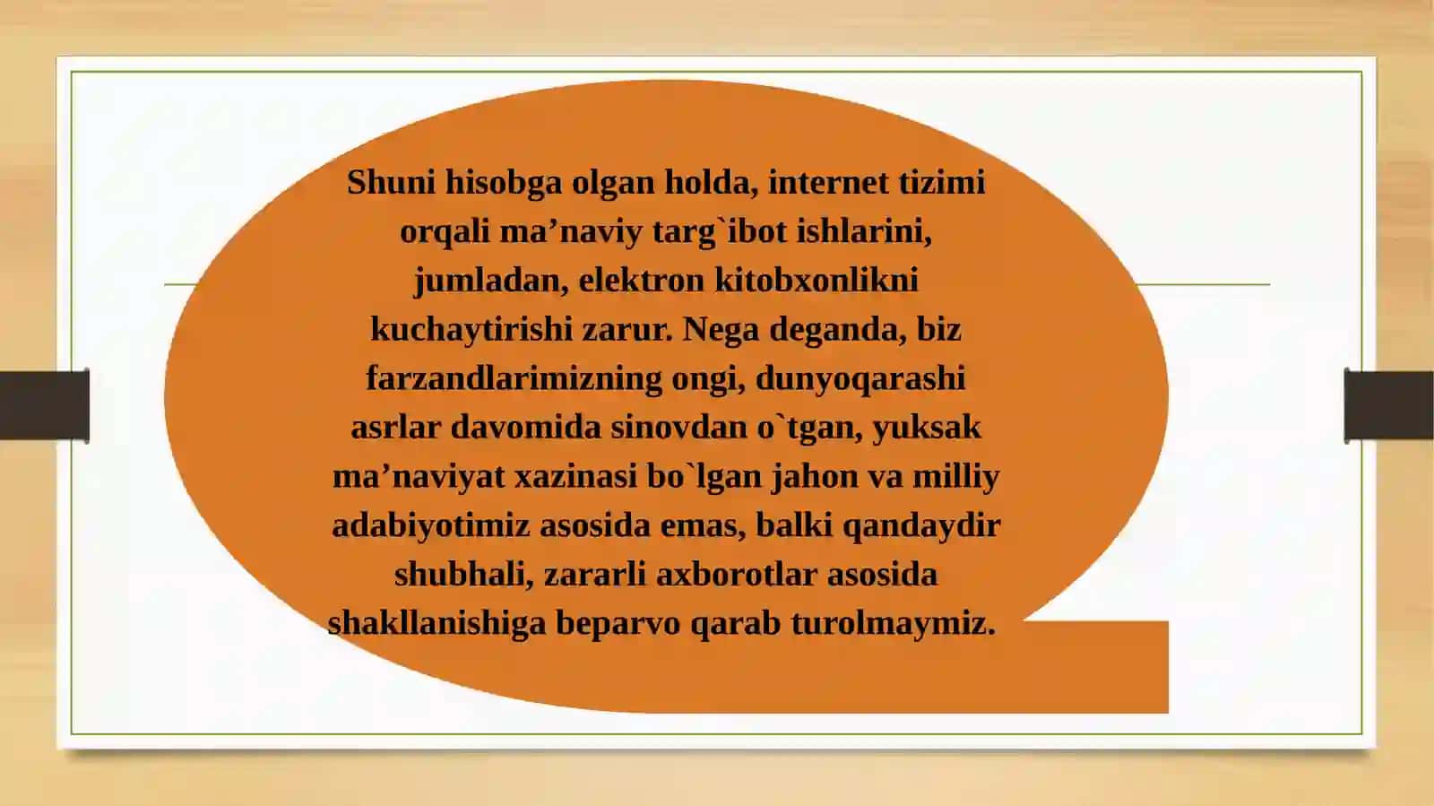 Media maydonda axborot tarqatish madaniyati 3