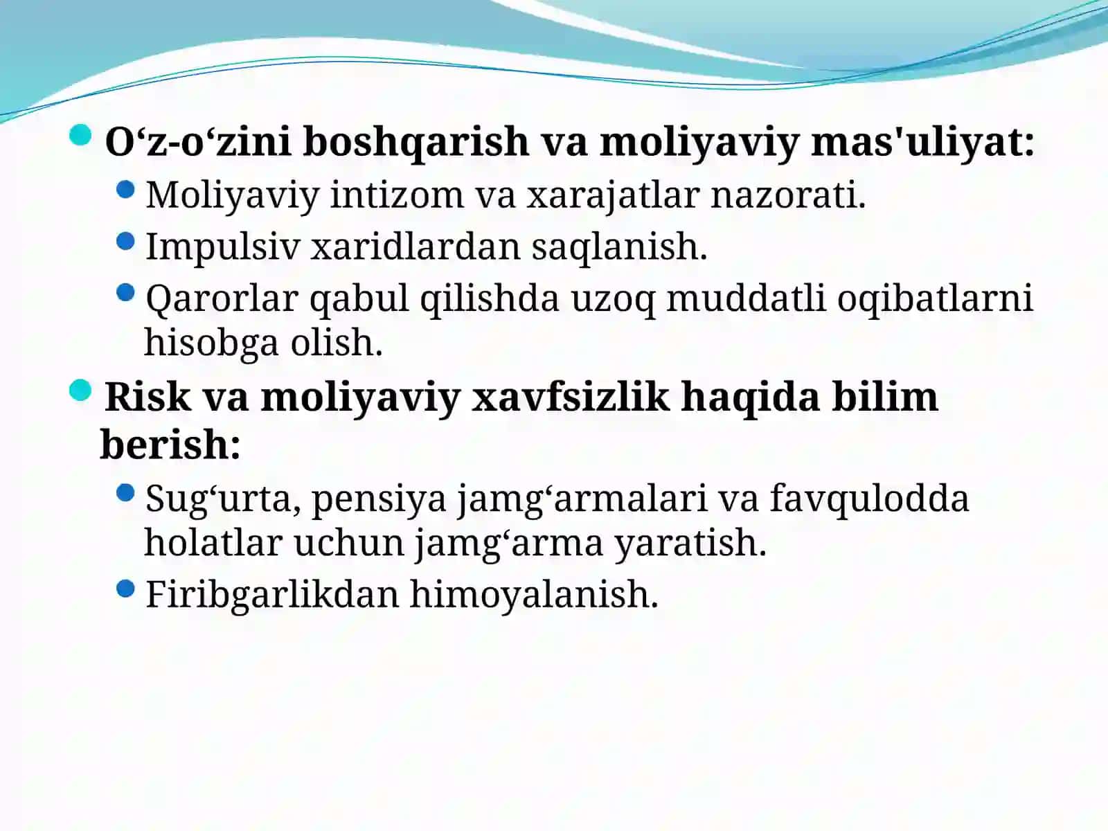 Moliyaviy savdoxonlik 3