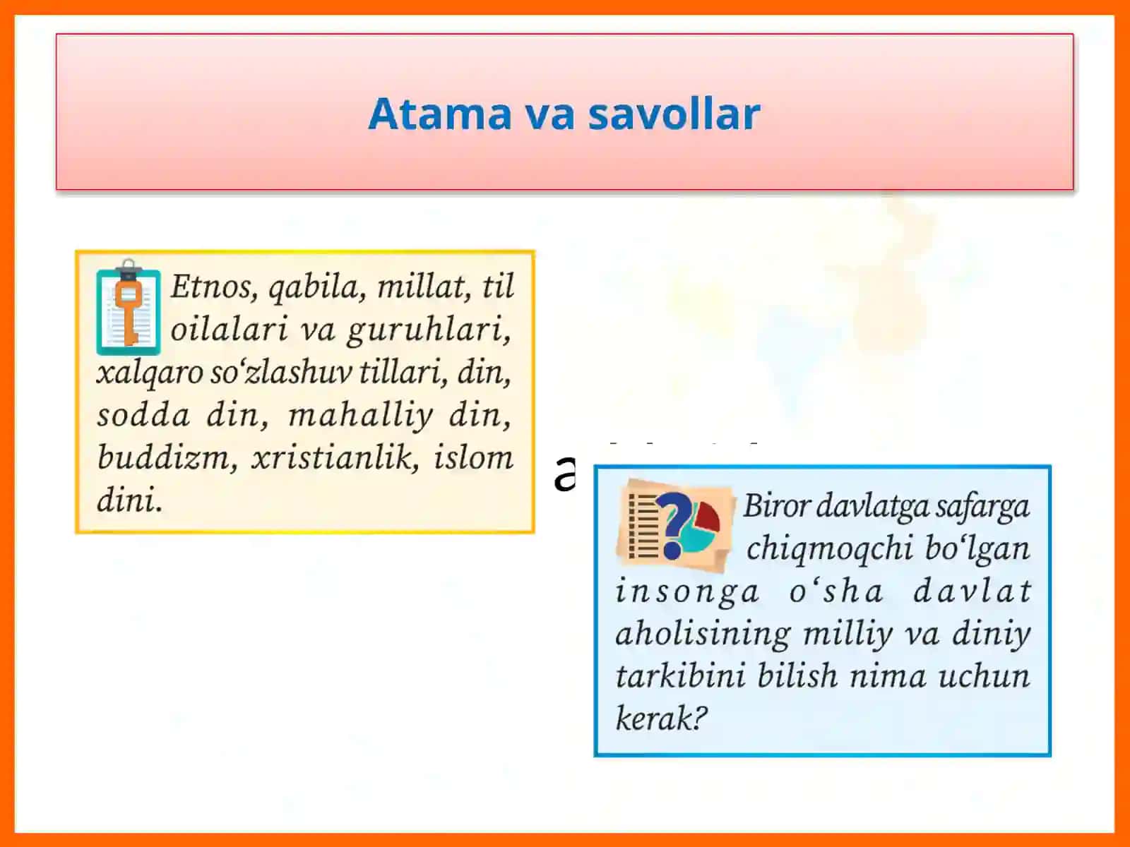 Jahonaholi sining etnik va diniyat tarkibi 3