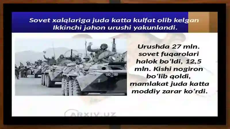 Ikkinchi jahon urushidan keyin SSSR 3