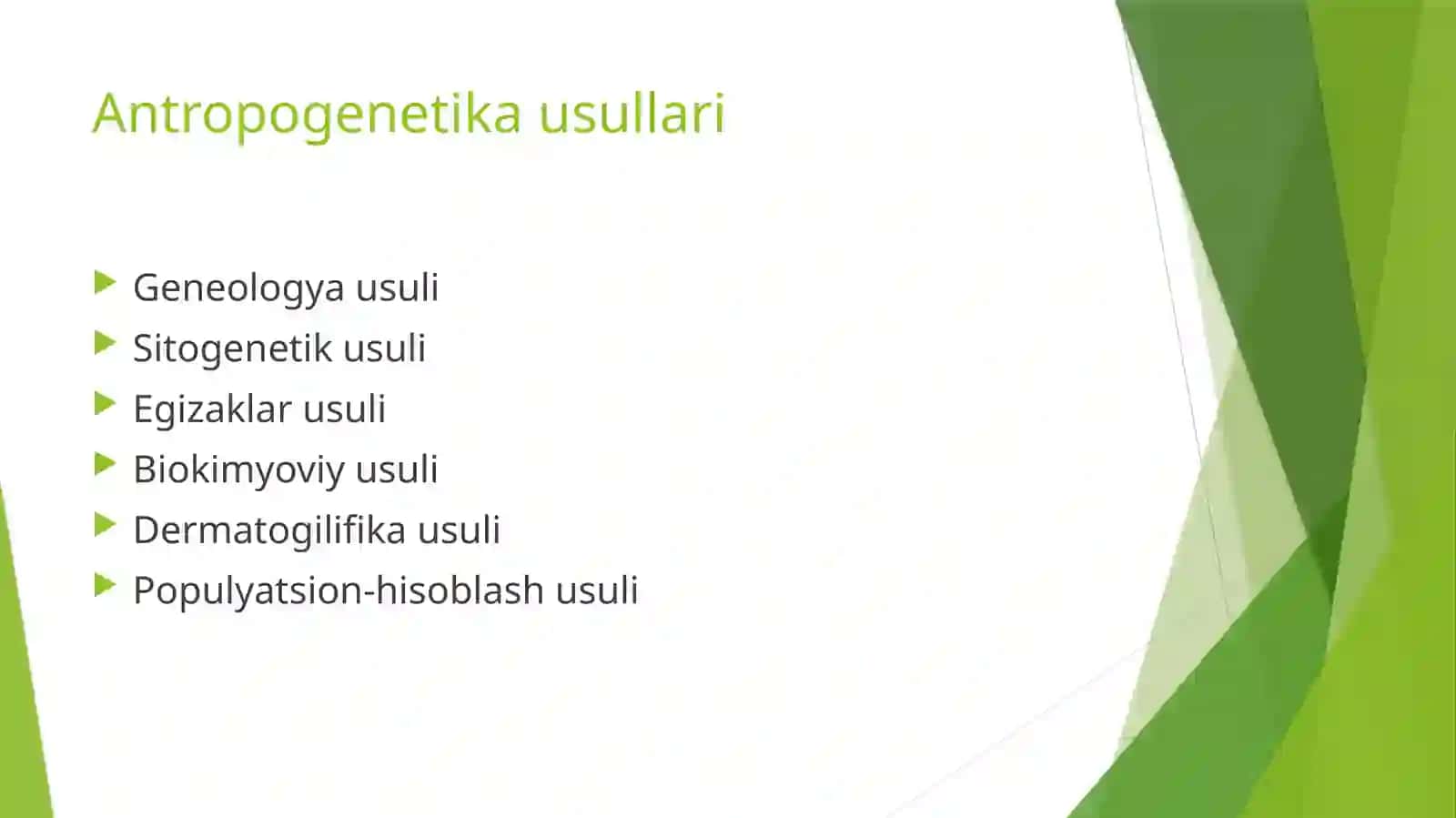Antropogenetika 3