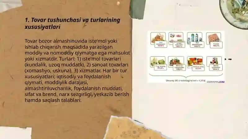Tovar va uning xususiyatlari 3