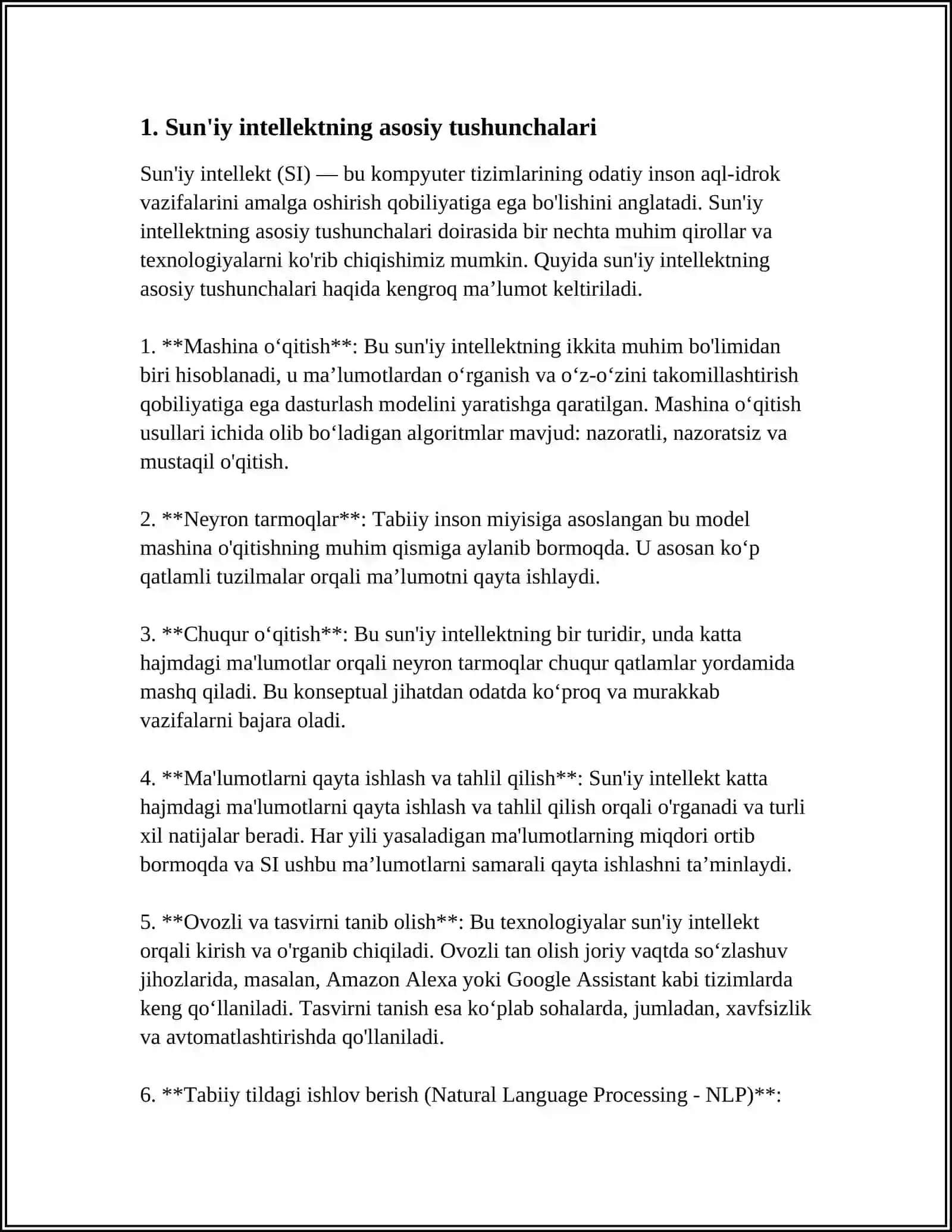SUNʼIY INTELLEKT 3