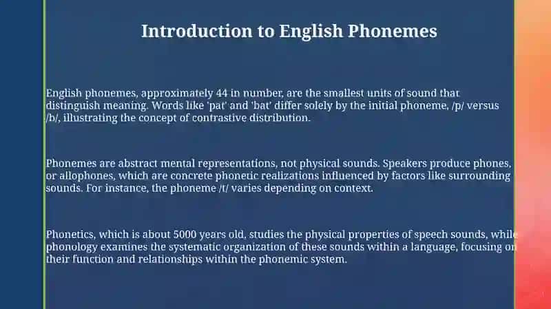 English Phonemes 3