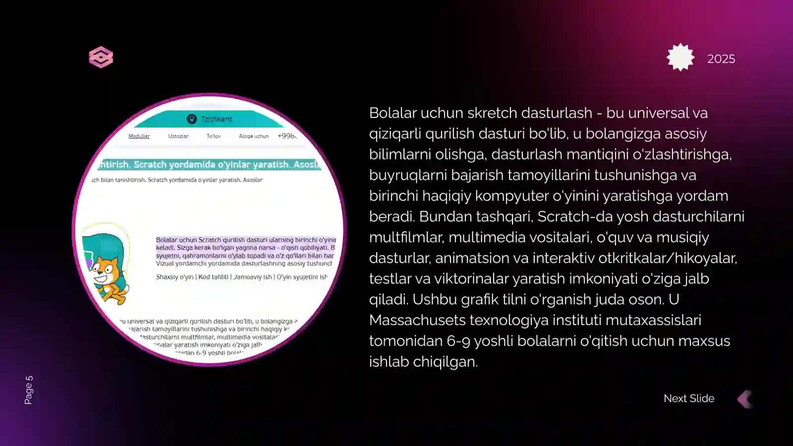 Scratch dasturidao’rganuvchidasturlaryaratish 3