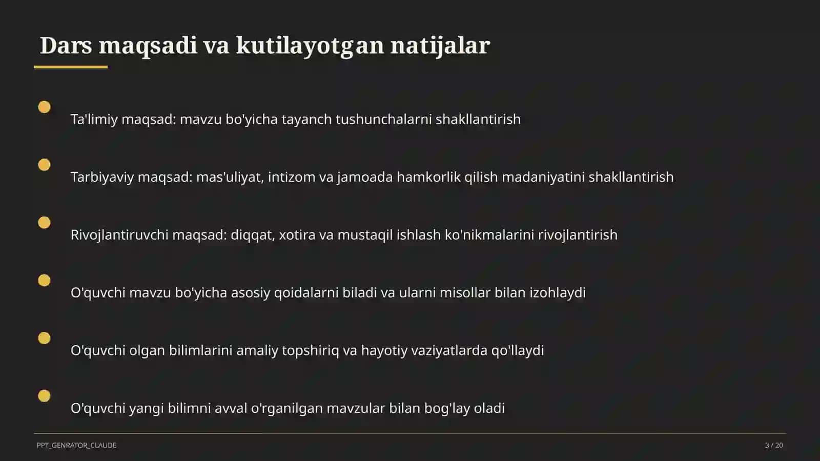 Uy vazifasini samarali tashkil etish 3