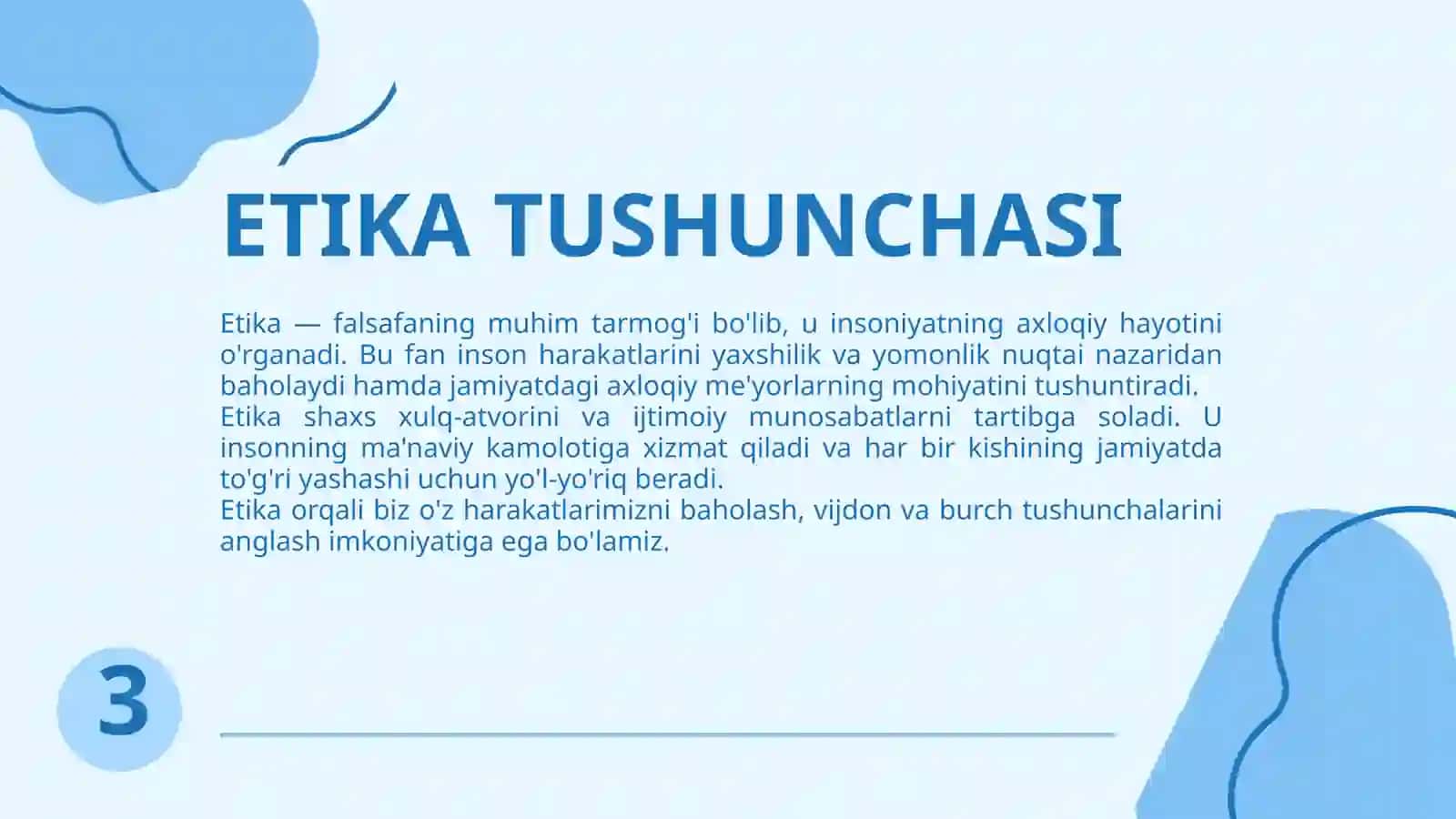 Axloq Falsafasi Etika 3