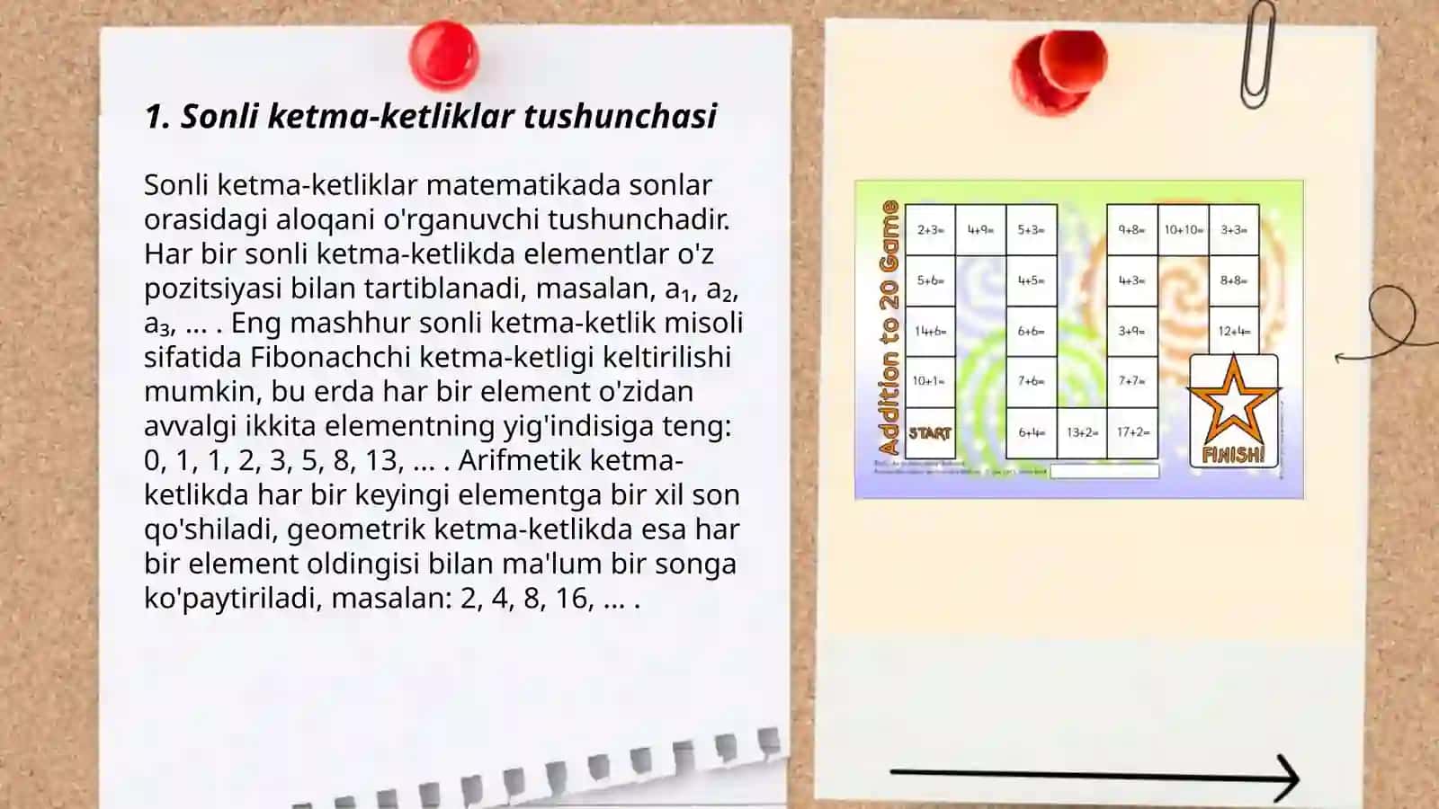 Sonli ketma ketliklar 3