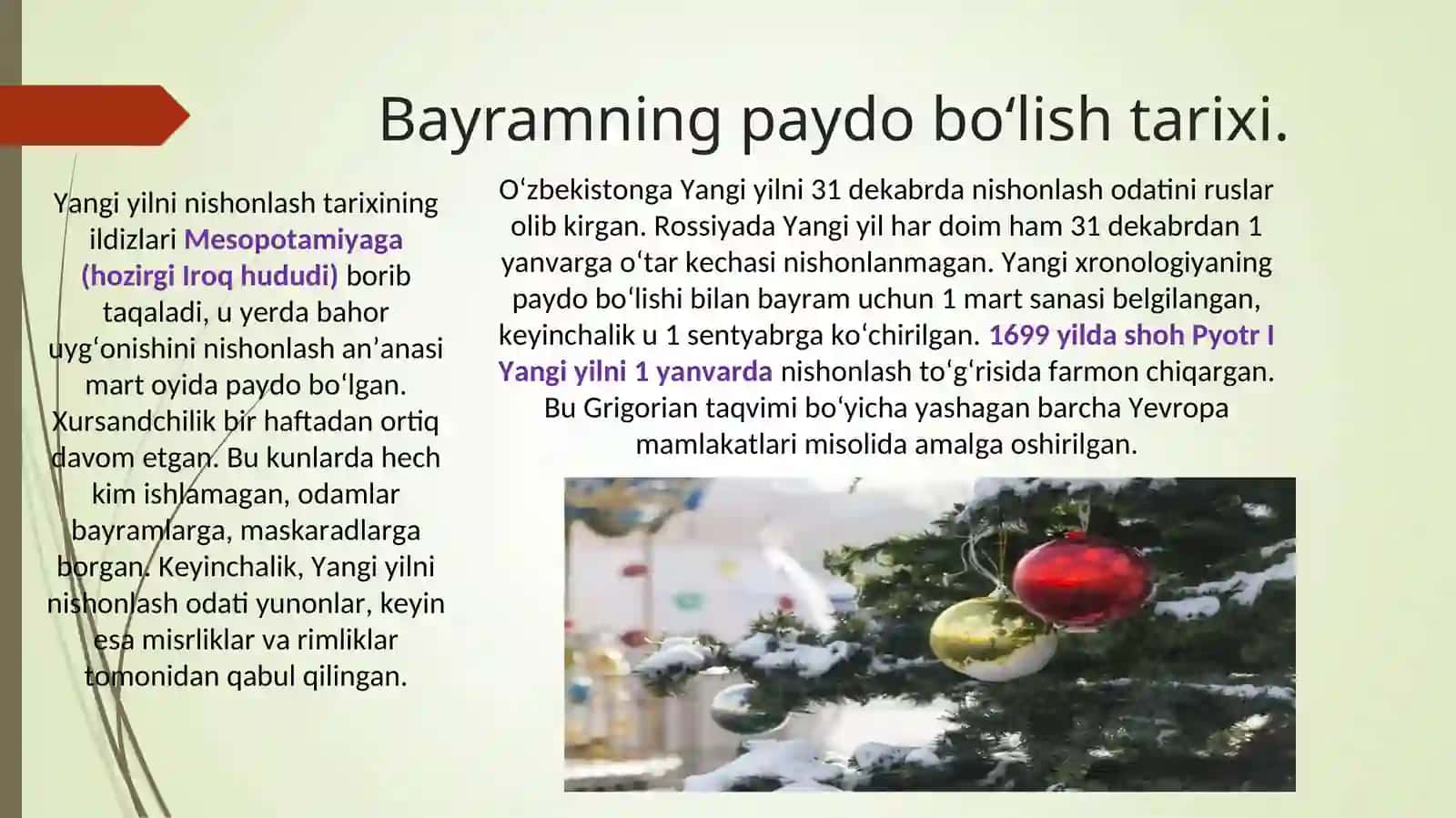 Bayramning paydo bo‘lish tarixi 3