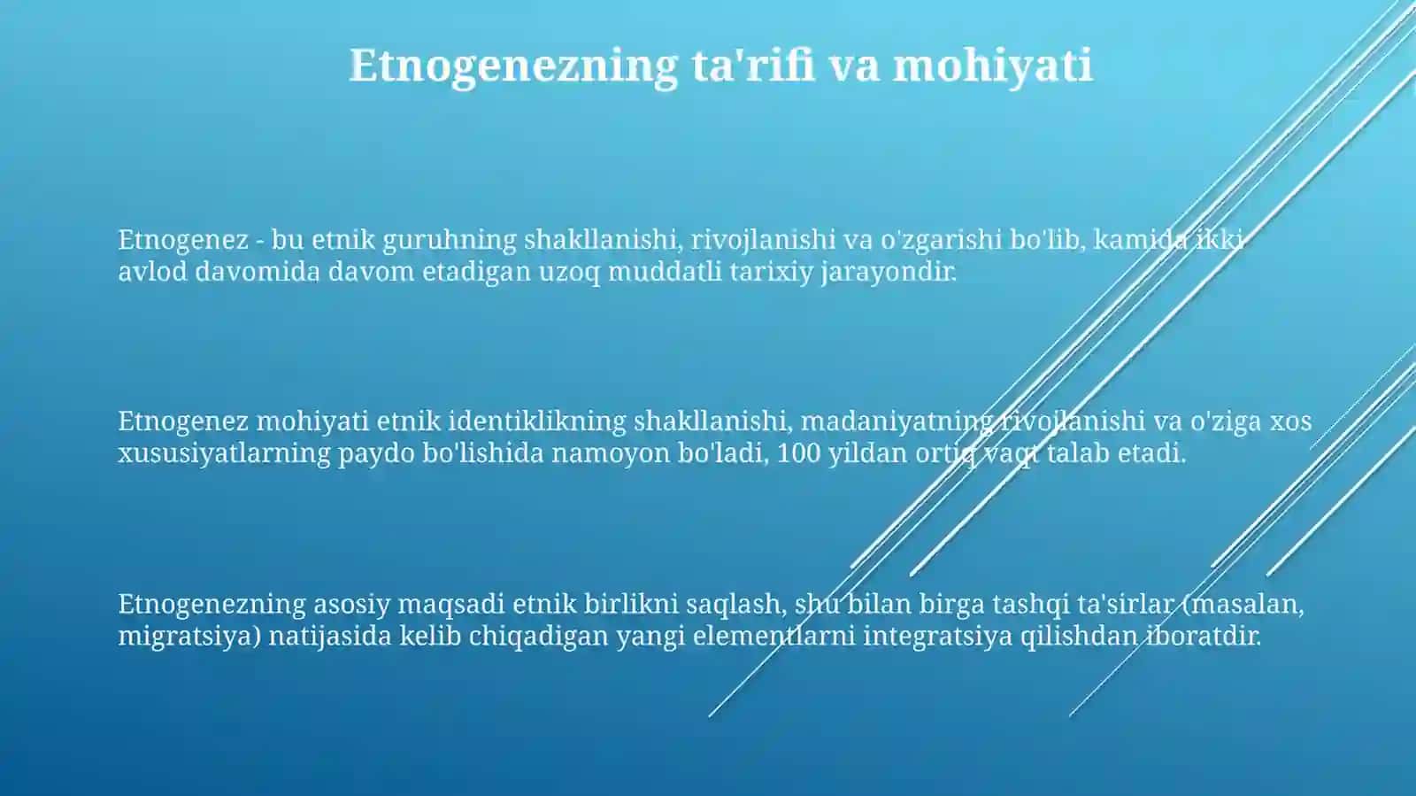 Etnogenez va xalqlarning shakllanishi 3