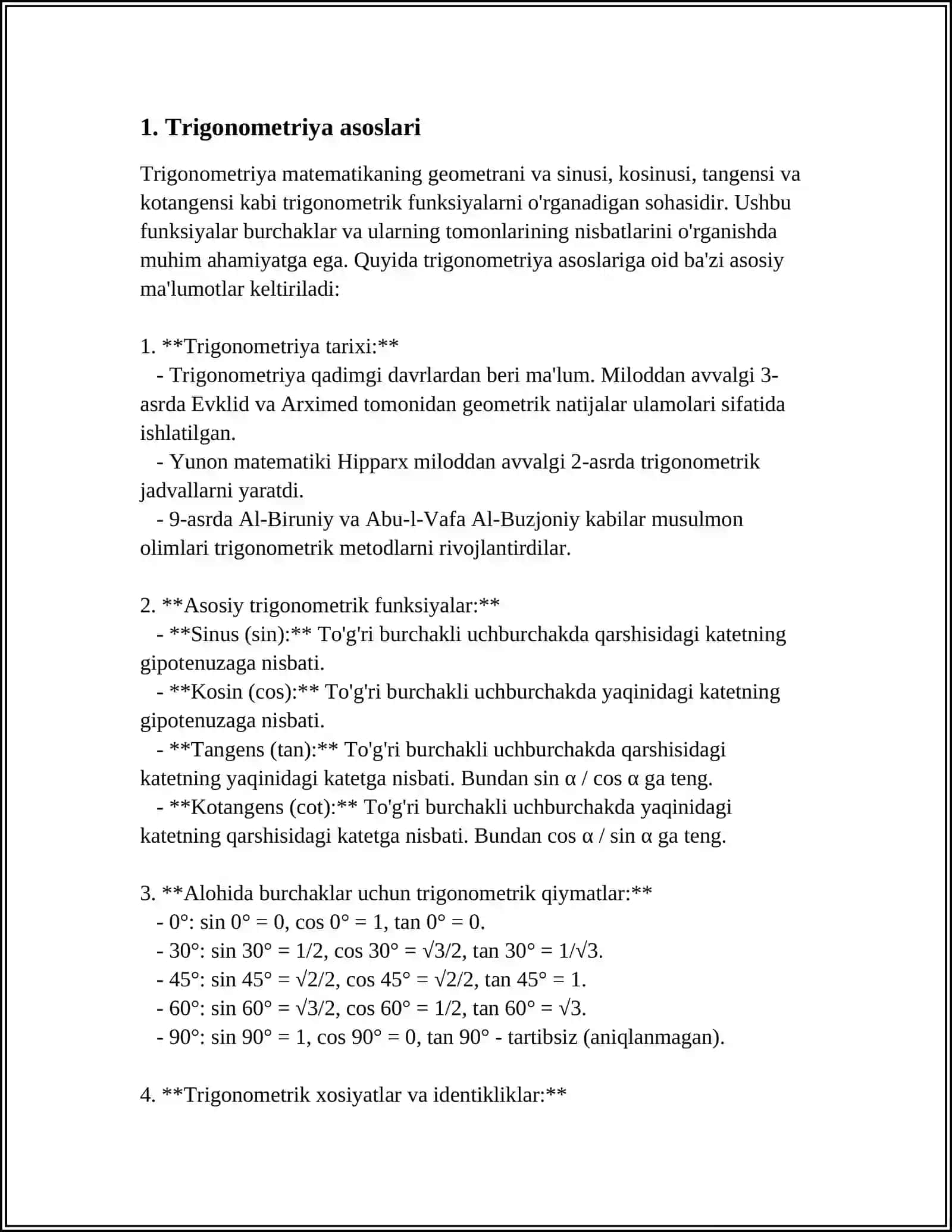 TRIGONOMETRIYA 3