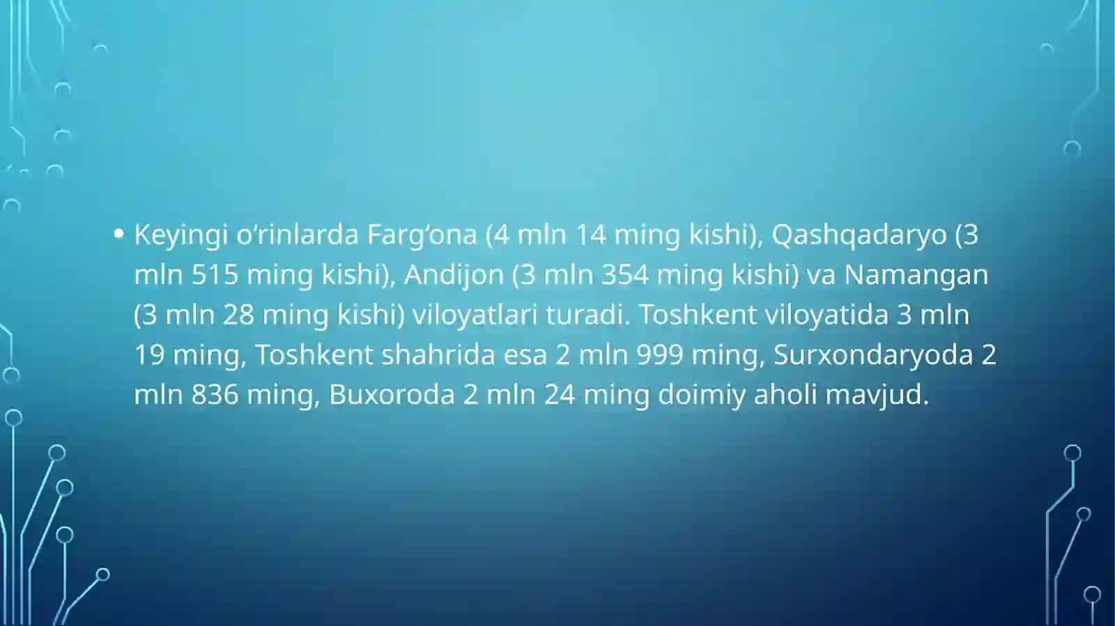 Aholi soni va tarkibi statistikasi 3