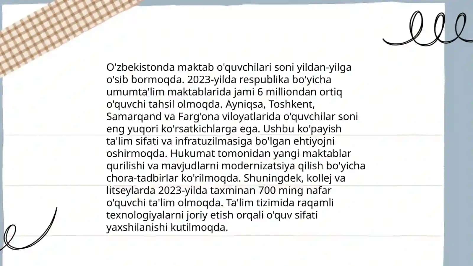 Xalq ta’limi statistikasi 3