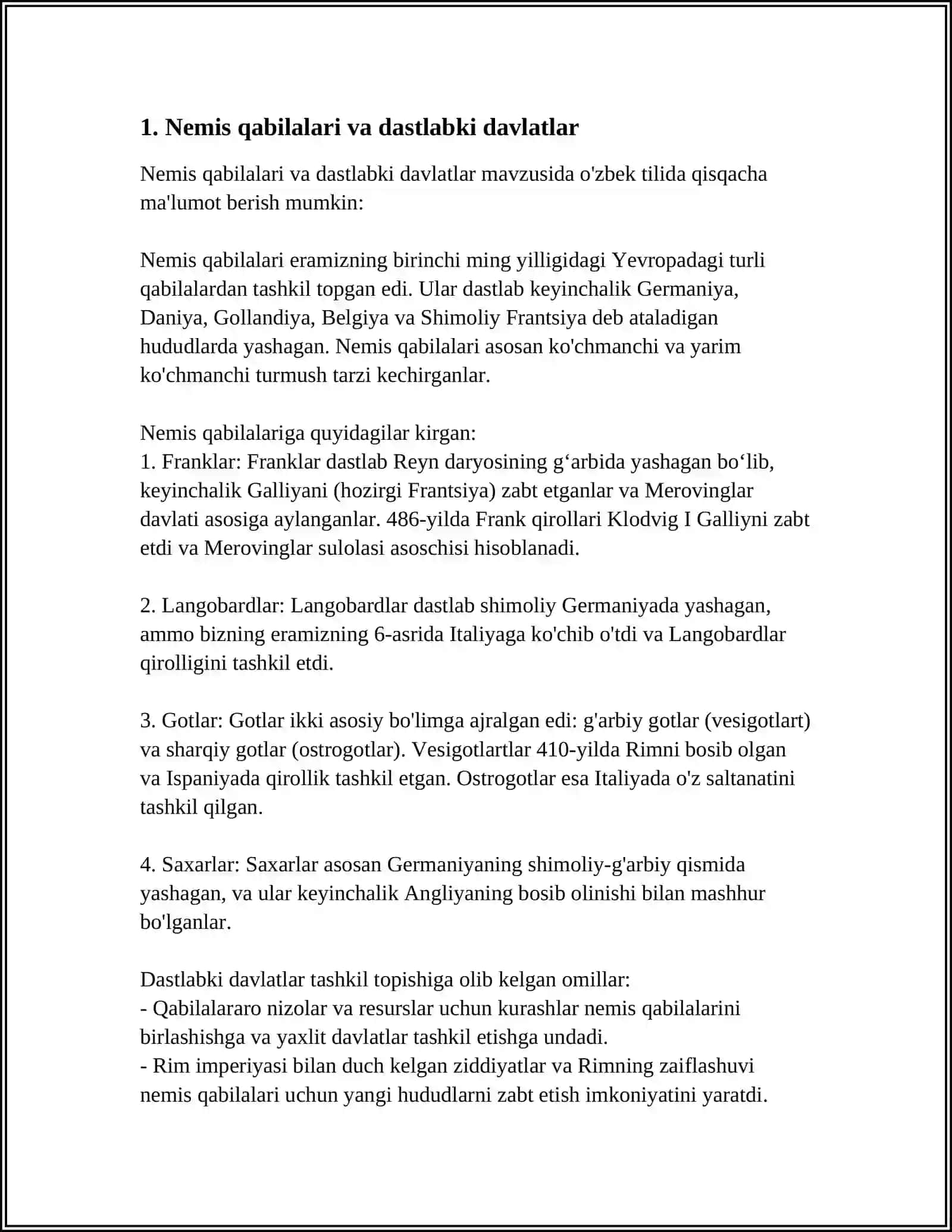 GERMANIYA TARIXI TALIMOTLARI 3