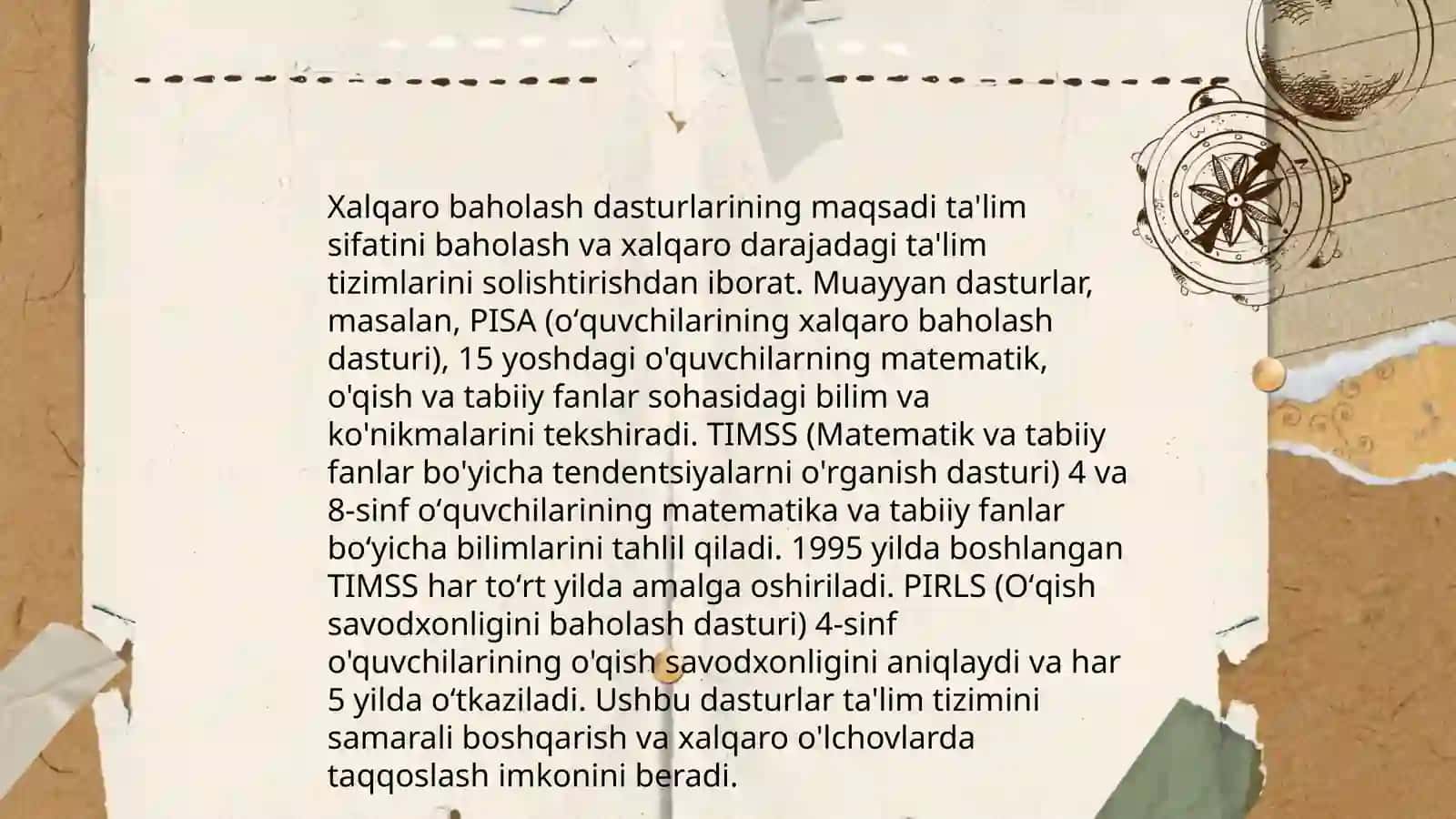 Xalqaro baholash dasturi 3