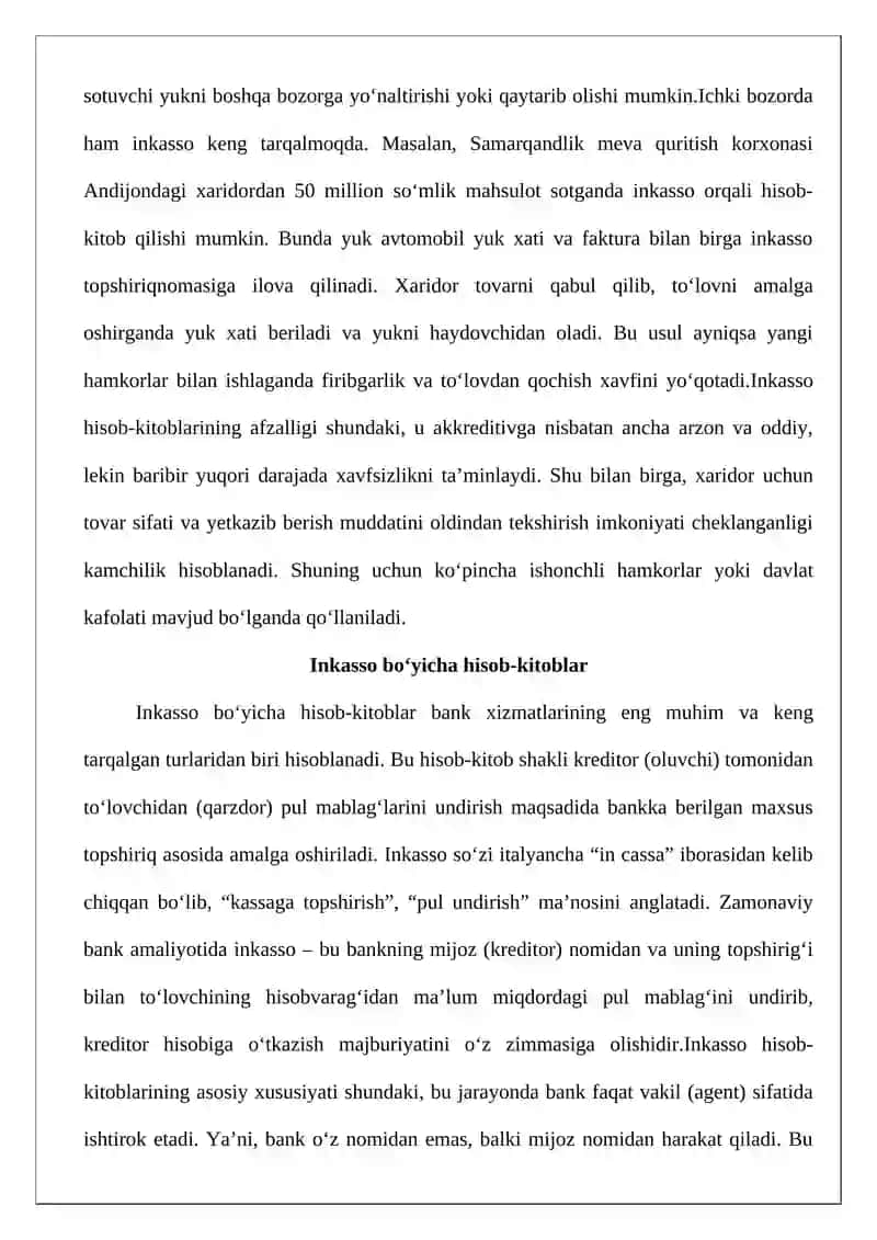 Inkasso bo‘yicha hisob-kitoblar 3