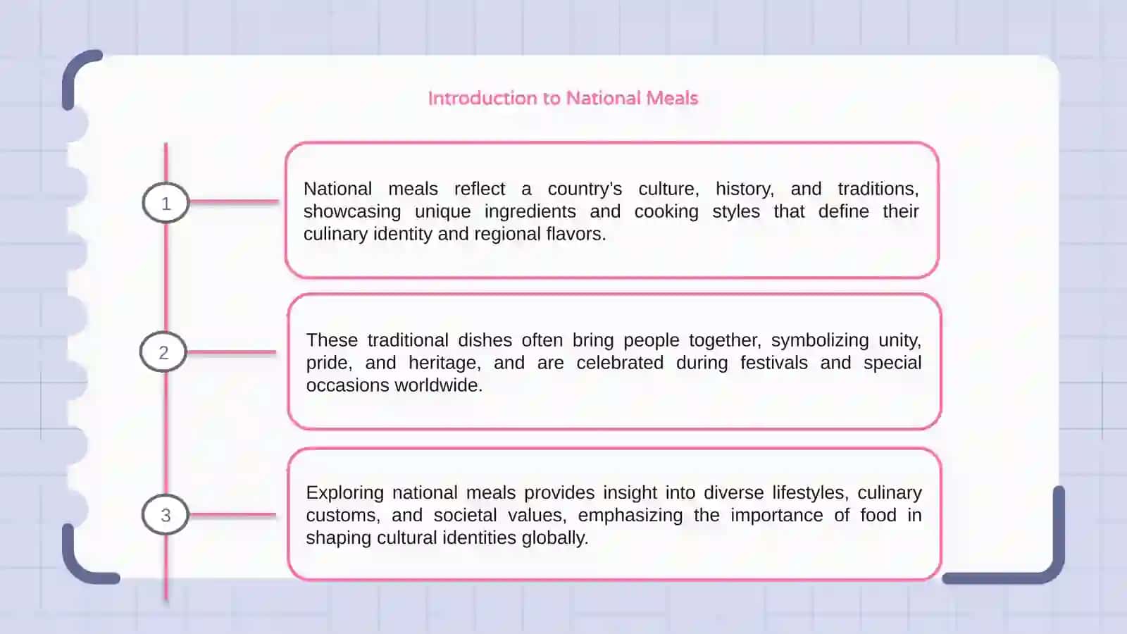 National meals 3