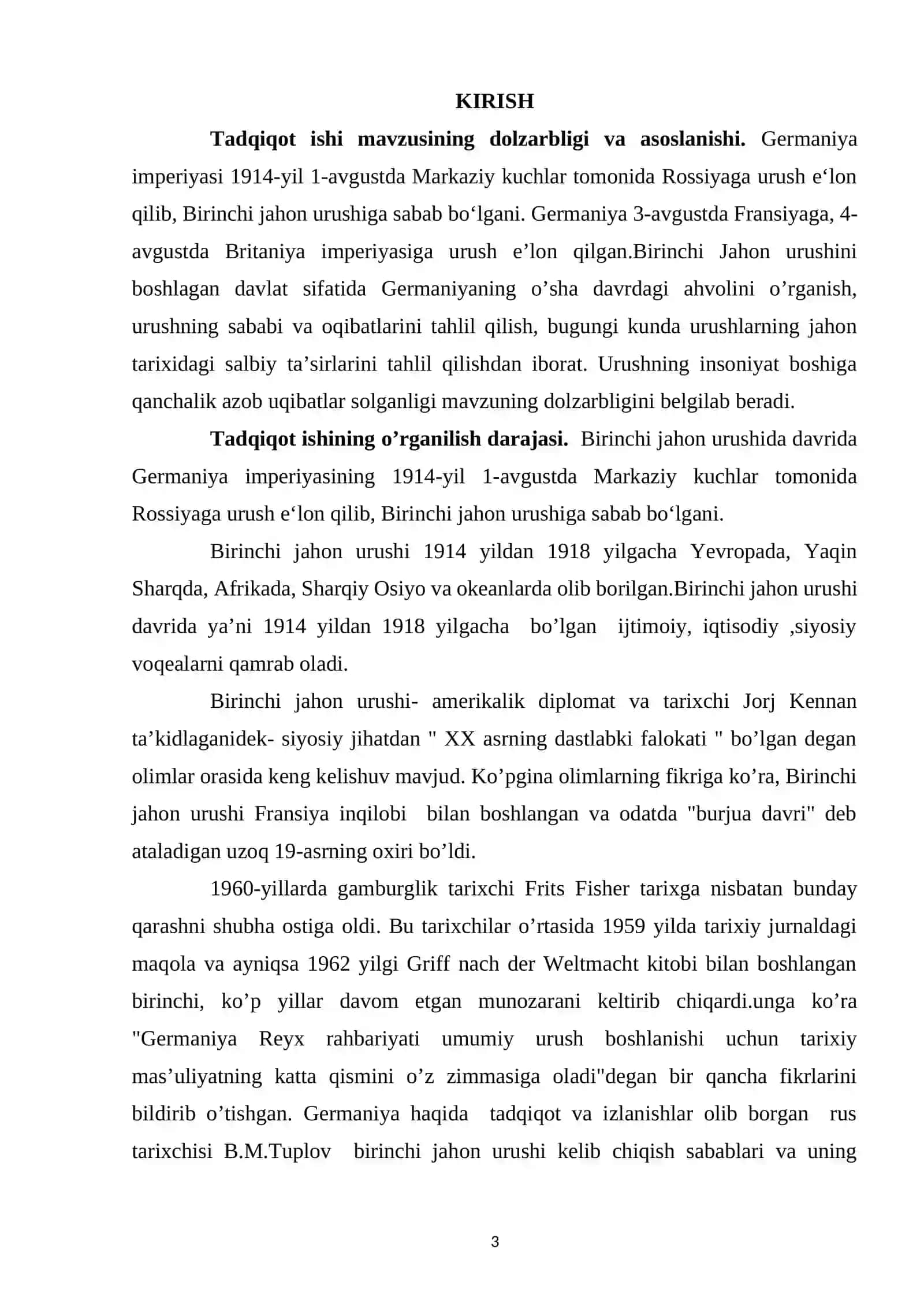 GERMANIYA BIRINCHI JAHON URUSHI YILLARIDA 3