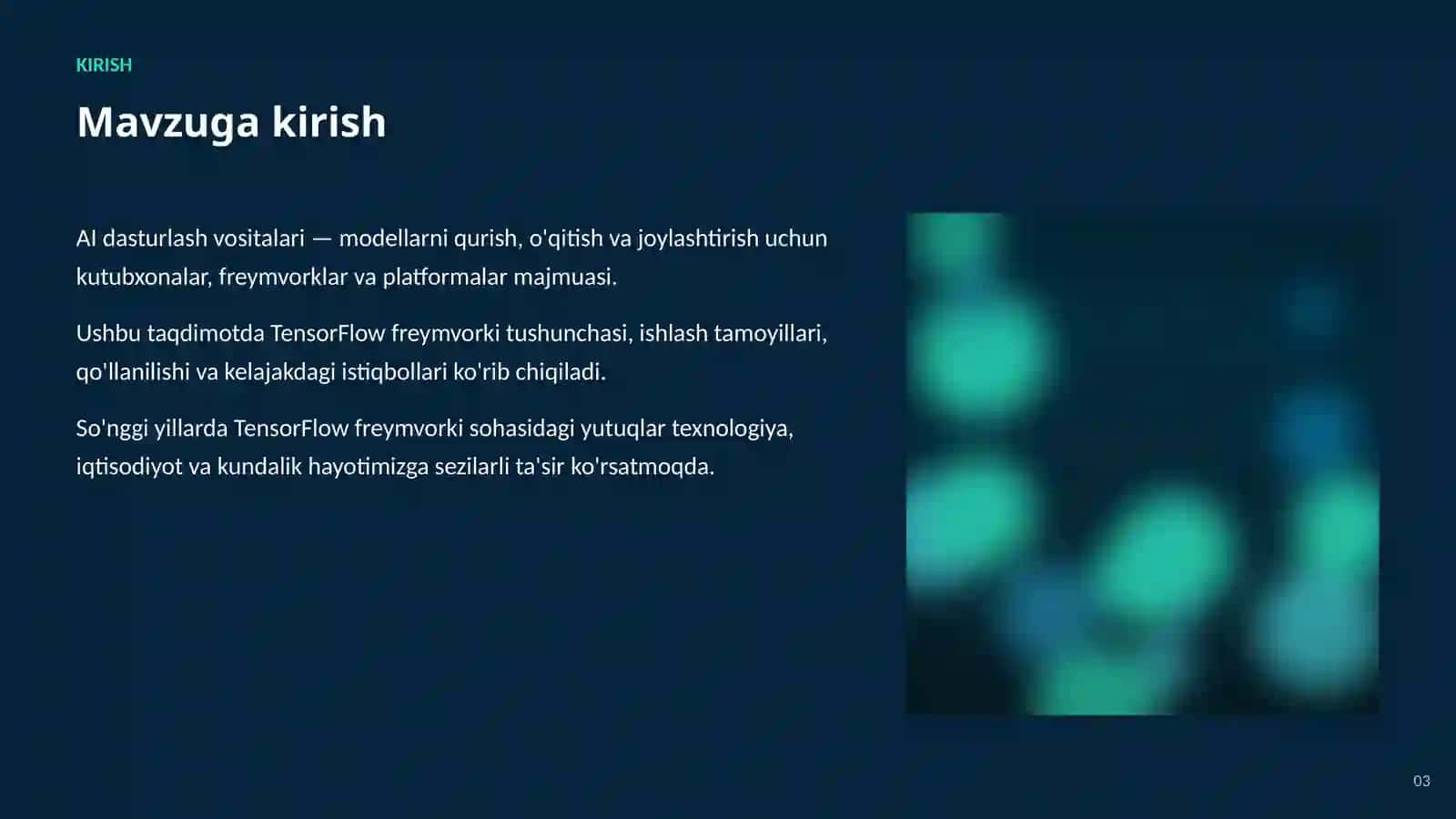 SUN'IY INTELLEKT • AI DASTURLASH VOSITALARI 3