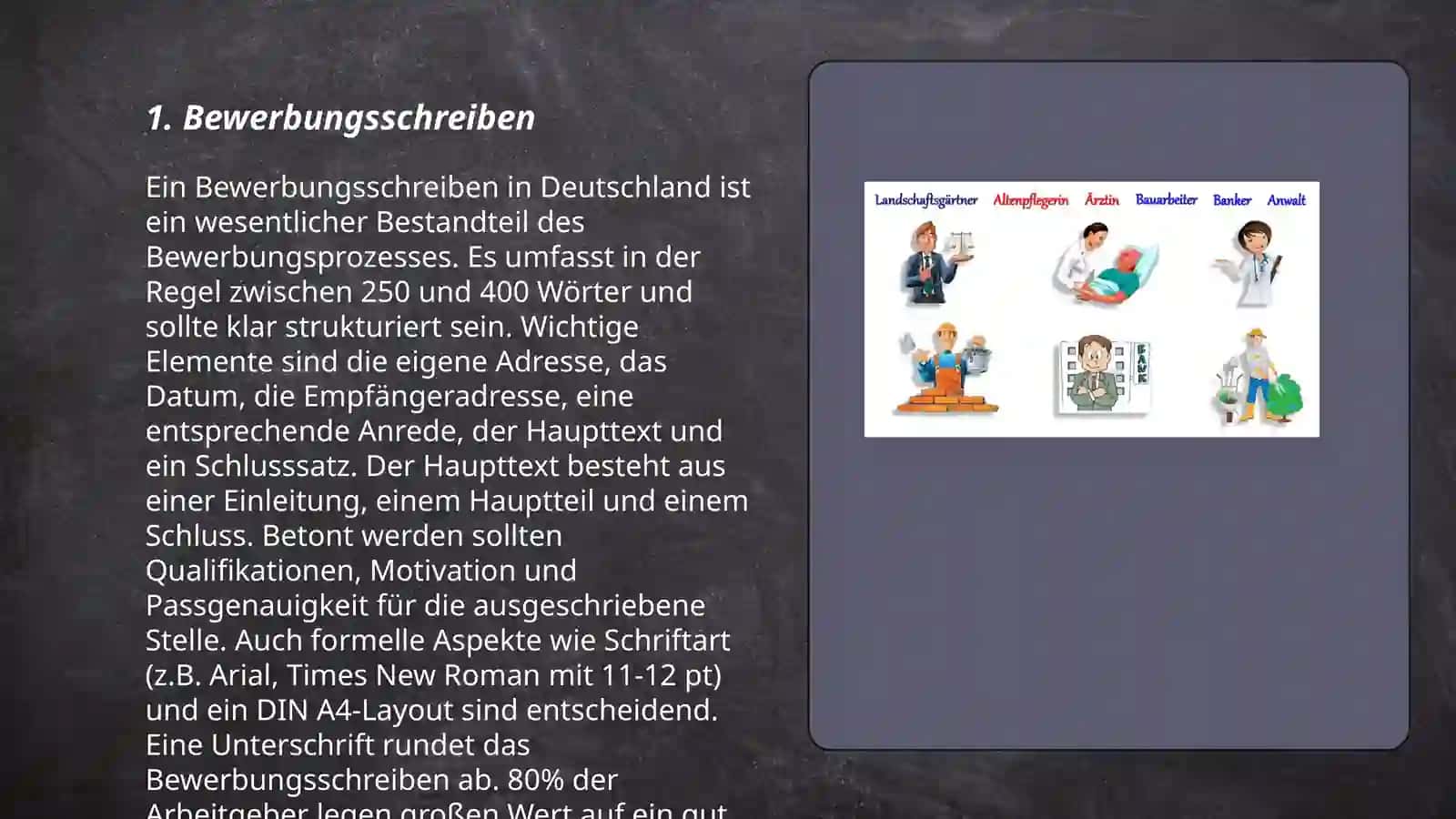 Beruf und Arbeit 3