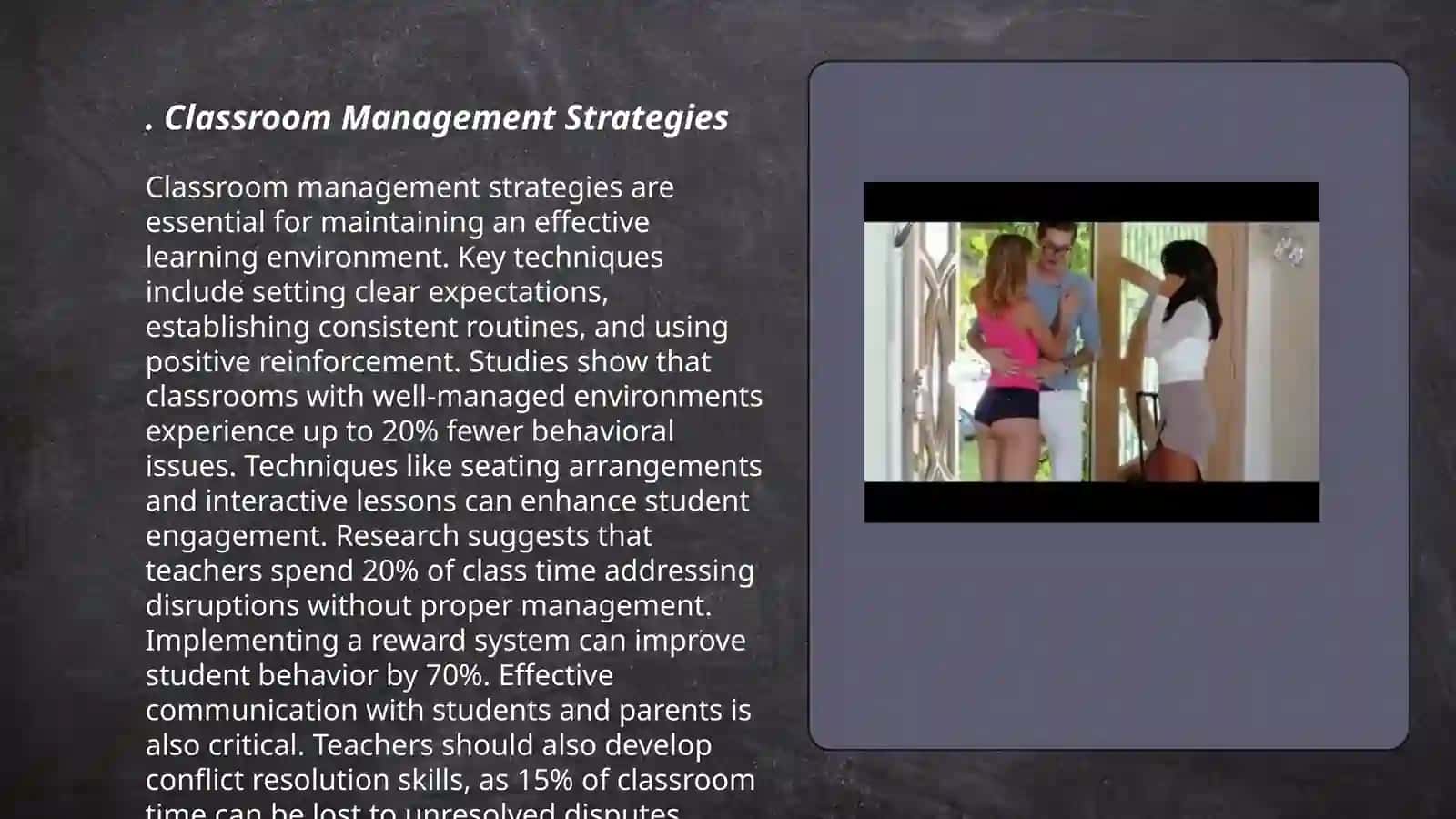 Classroom Management Strategies 3