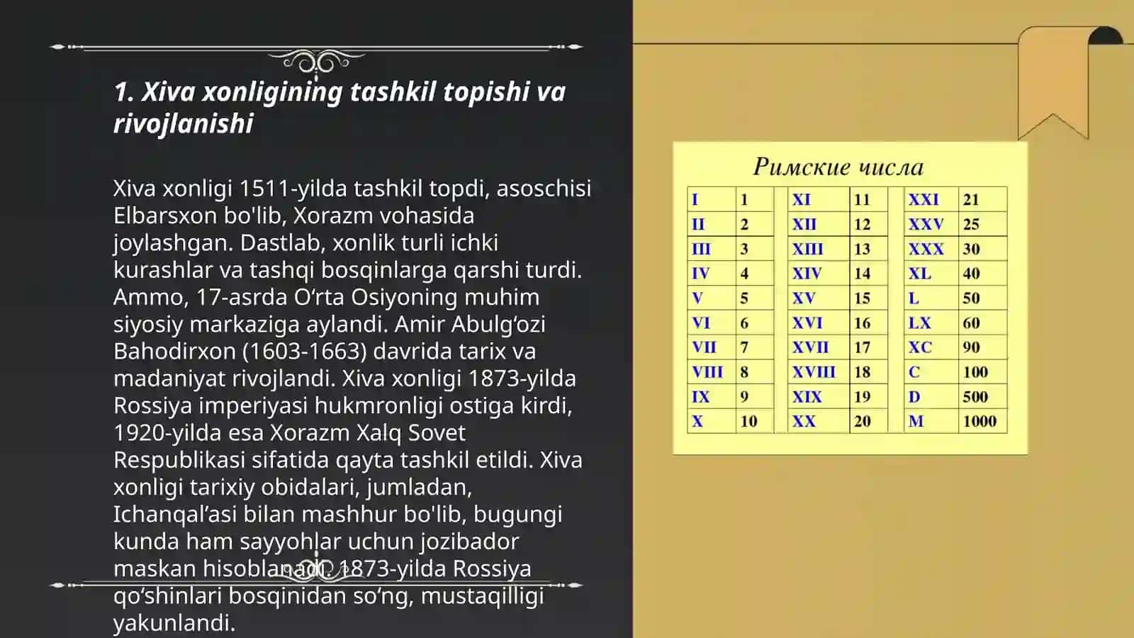 Xiva xonligi tarixi 3