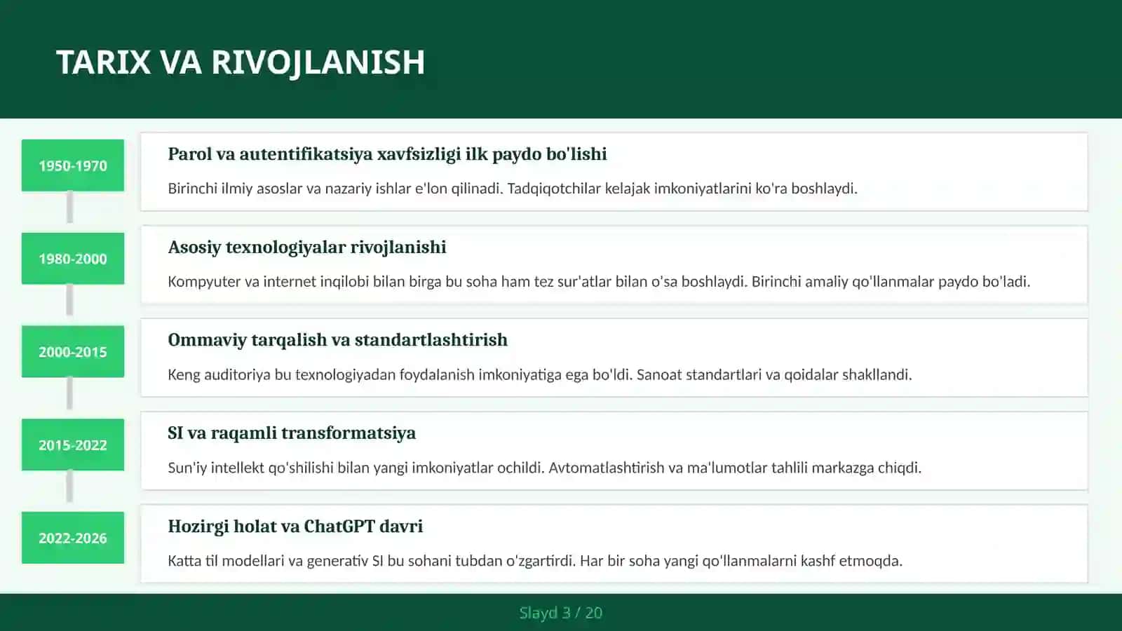 Parol va Autentifikatsiya Xavfsizligi 3