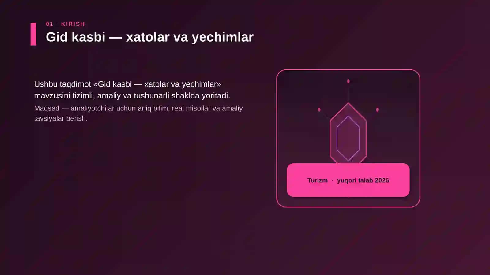 Gid kasbi — xatolar va yechimlar 3