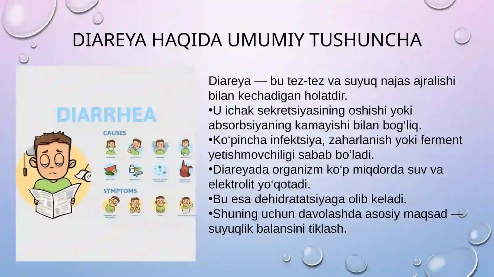 Diareya va qabziyat 3