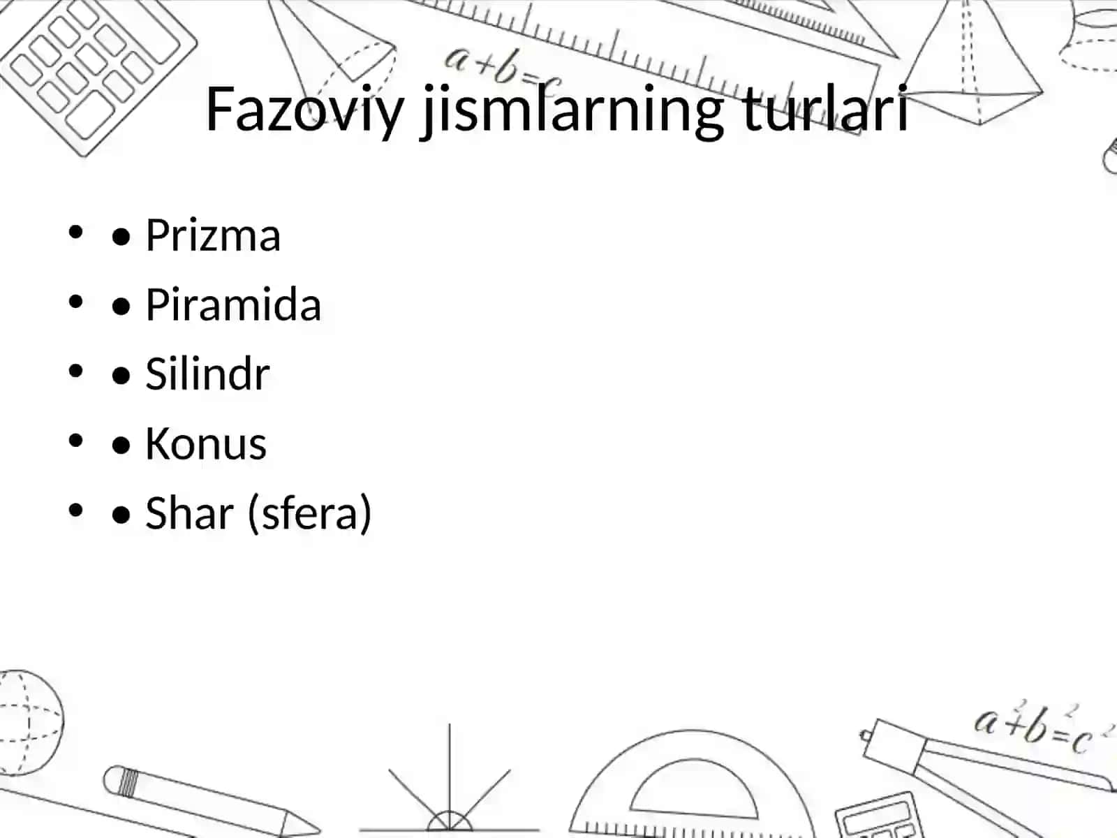 Fazoviy jismlar 3