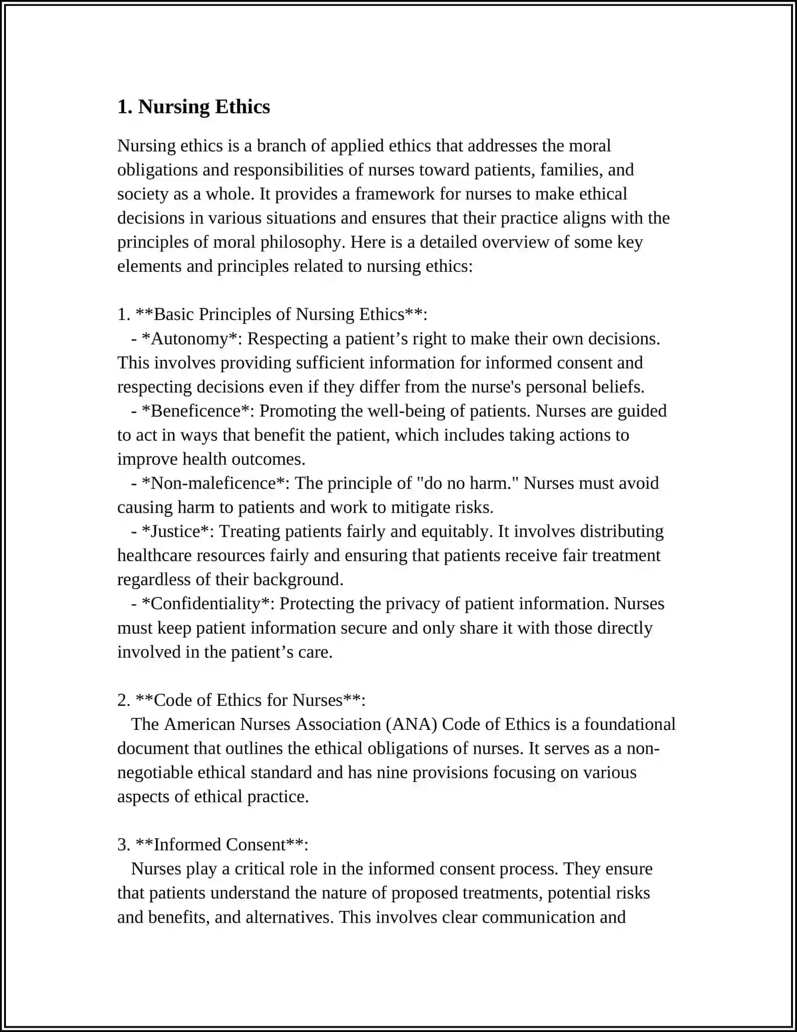 Nursing Ethics 3