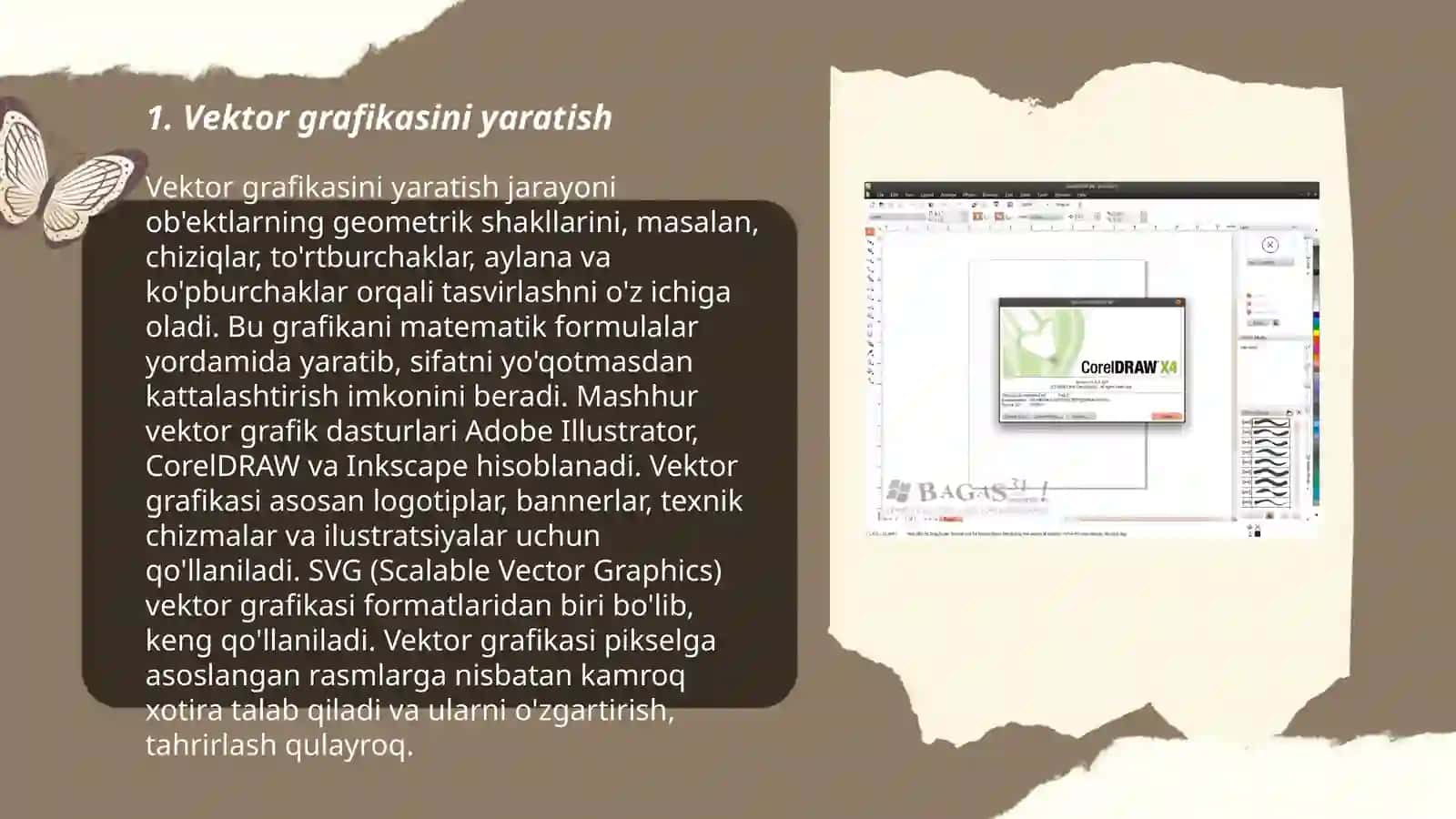 CORELDRAW dasturi xususiyatlari 3
