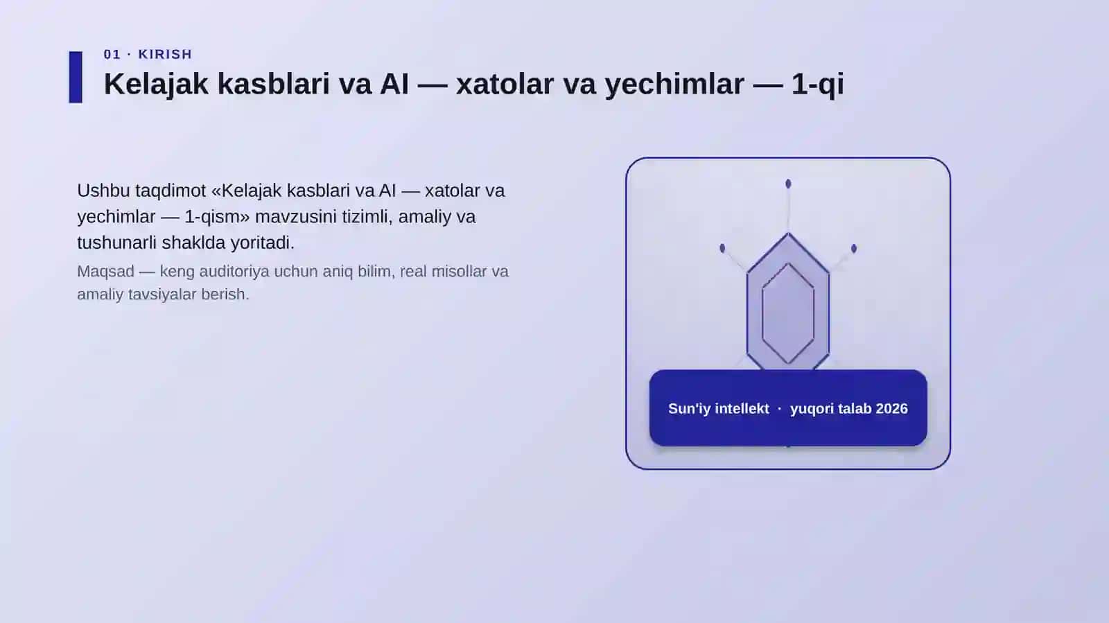 Kelajak kasblari va AI — xatolar va yechimlar — 1-qism 3