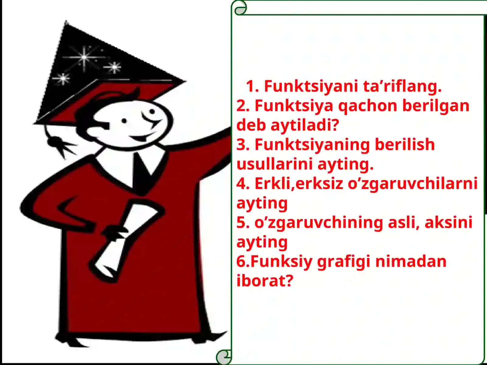 Funksiyalar 3