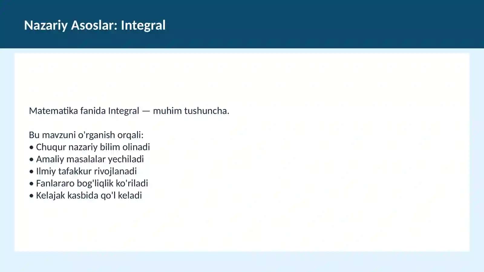 Matematika Limitlar 3
