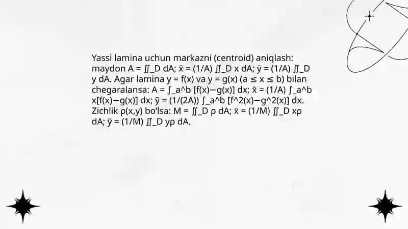 Aniq integralning tatbiqi 3