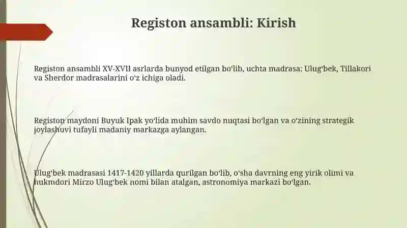 Registon ansambli 3
