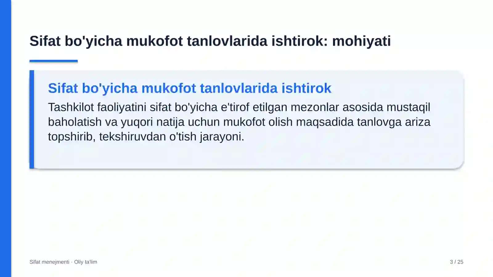 Festival turizmida sifat bo'yicha mukofot tanlovlarida ishtirok etish 3