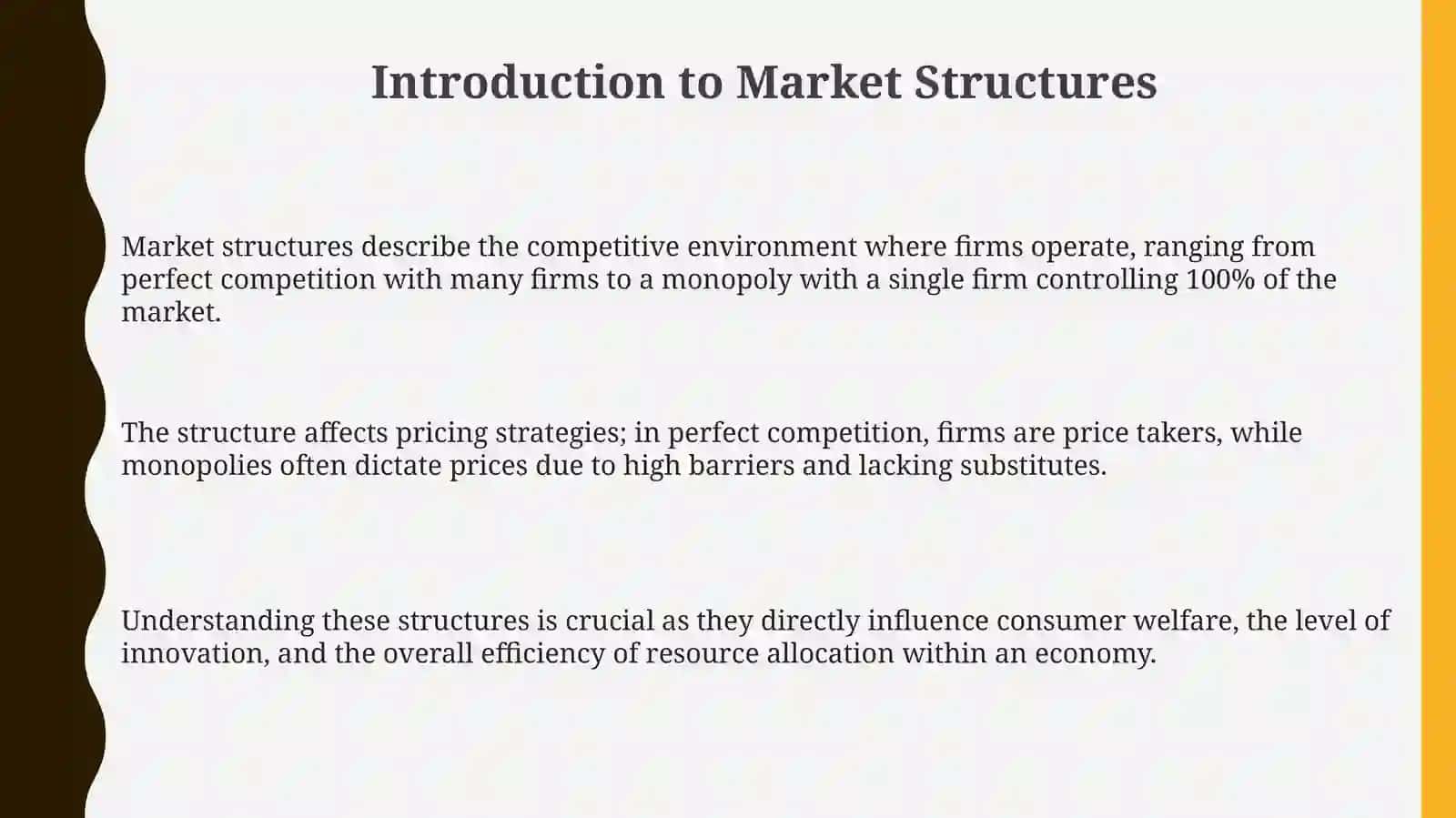 Market structures 3