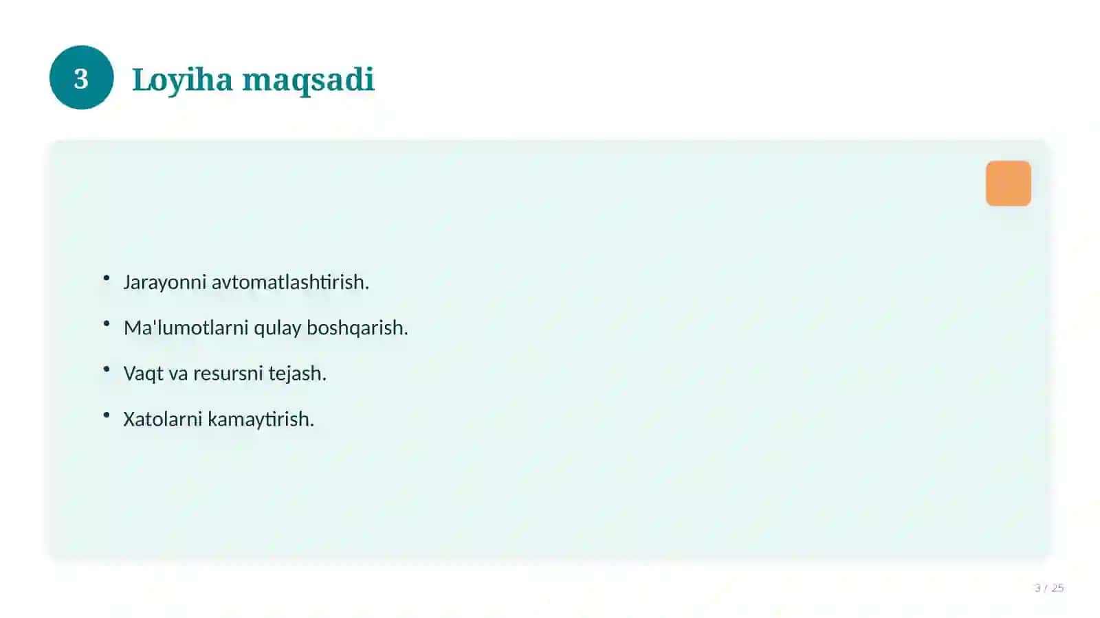 Ma'lumotlar bazasini boshqarish tizimlari 3