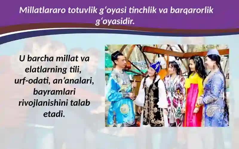 O‘zbekistonda millatlararo munosabatlar va bag‘rikenglik 3